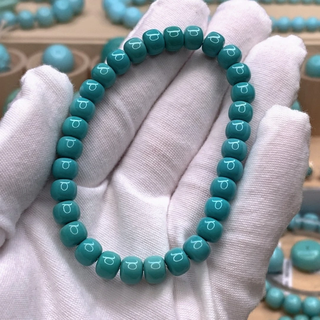 绿松石未镶嵌珠宝奇石6.7mm