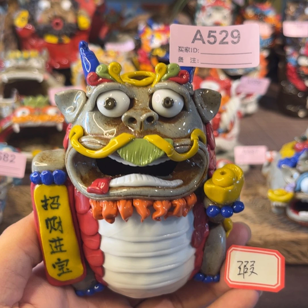 泥塑纯手工茶宠摆件