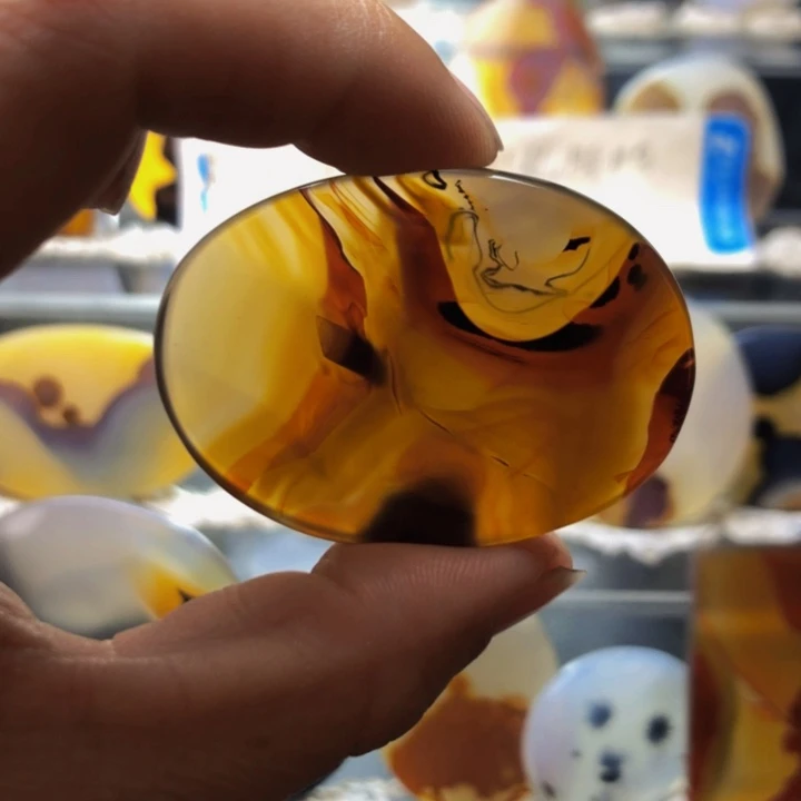 合金玛瑙/玉髓珠宝奇石167