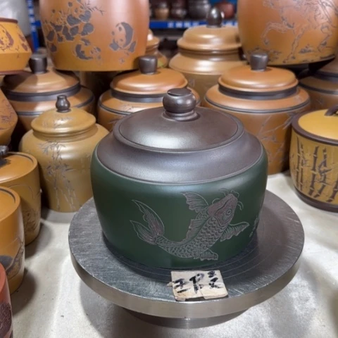 紫砂茶叶罐顺*。。。。。。。。