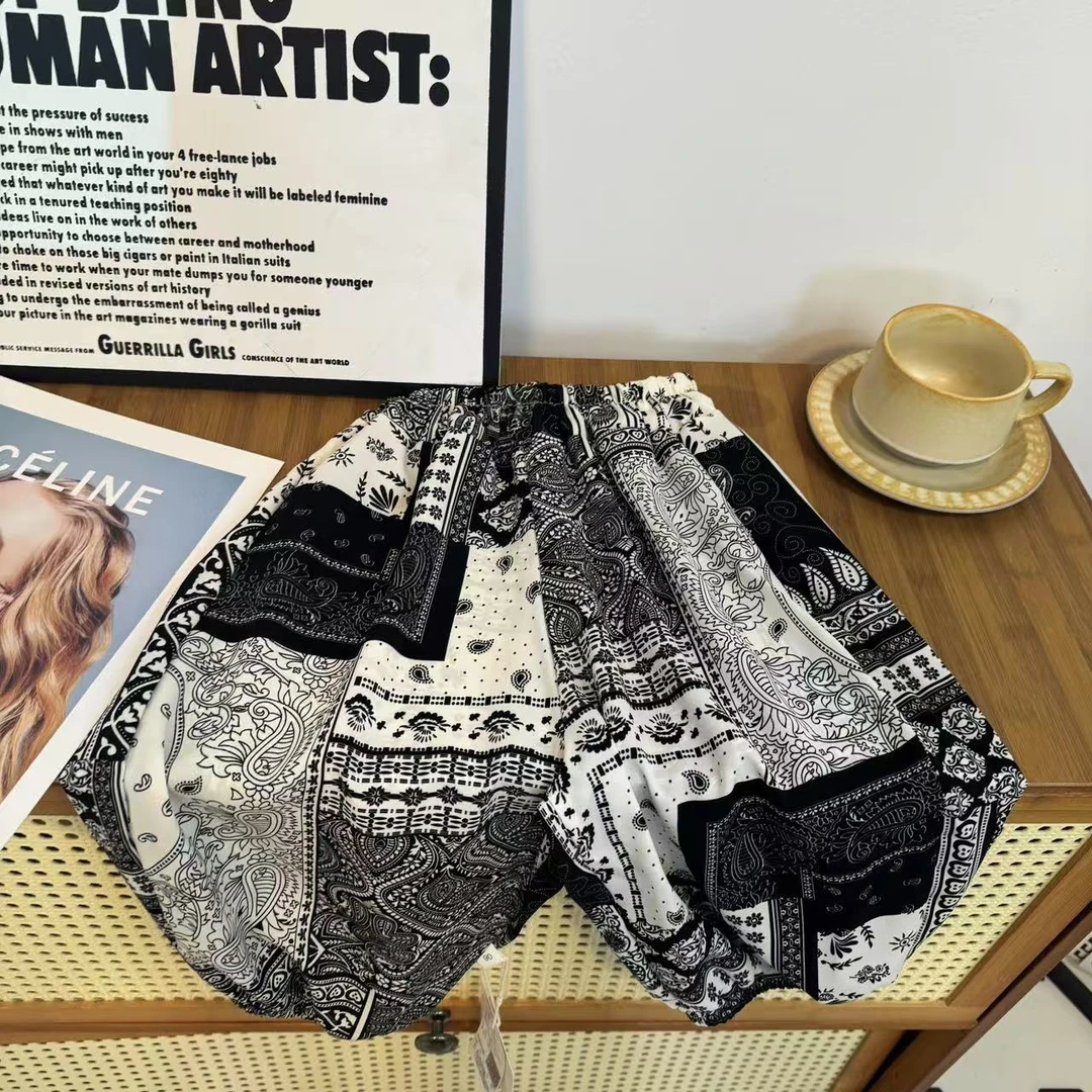 【爆款防蚊裤】2025夏季新款防蚊裤顿顿裤男女童复古碎花休闲裤