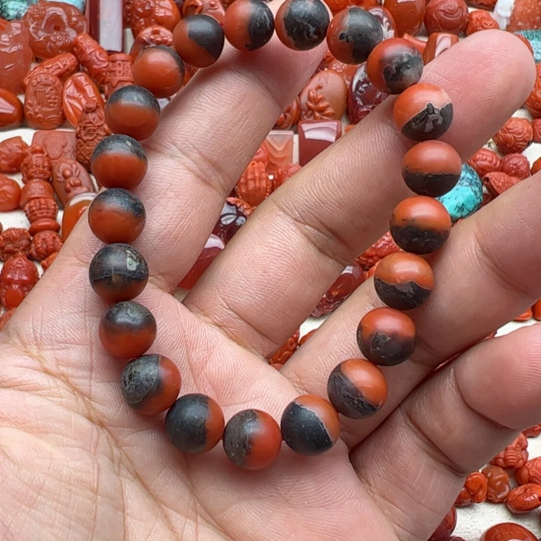 南红玛瑙配饰未镶嵌