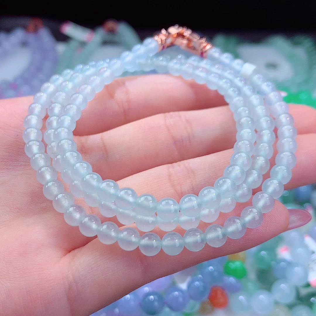 翡翠手链未镶嵌卡6