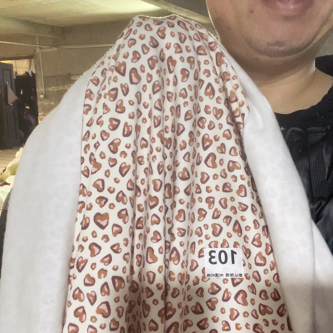 棉宽1.6米纯棉弹力针织不倒绒2米价103