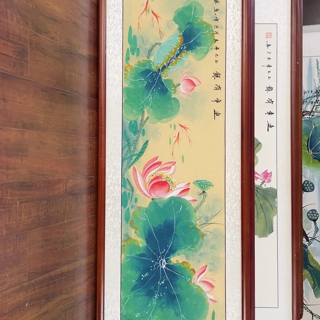 国画带框尺寸48*163厘米