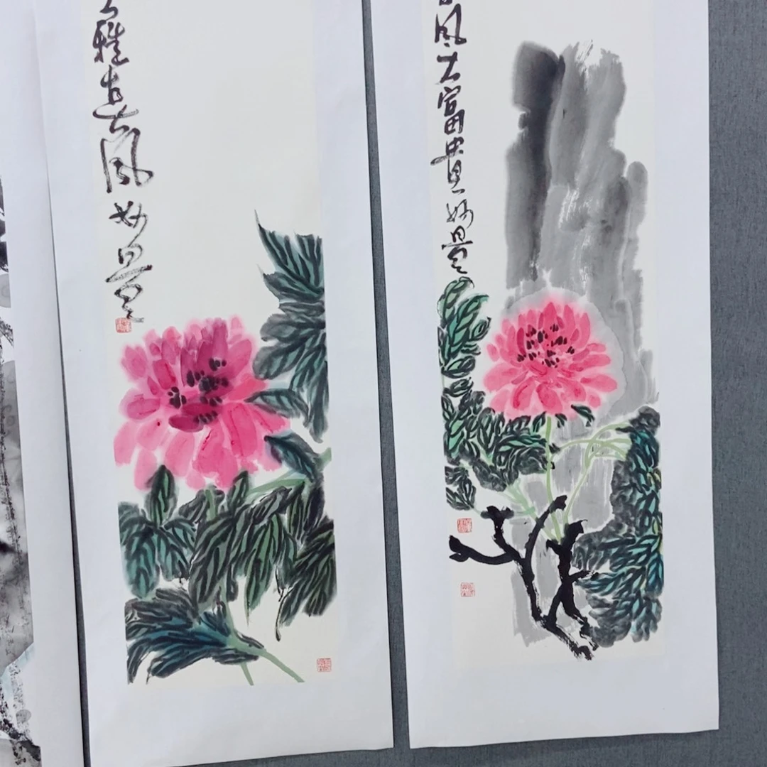 1***4国画手写手绘国画作品81两个