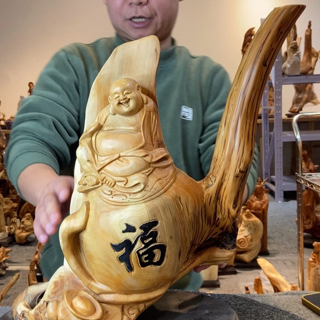 柏木（崖柏）太行崖柏根雕摆件