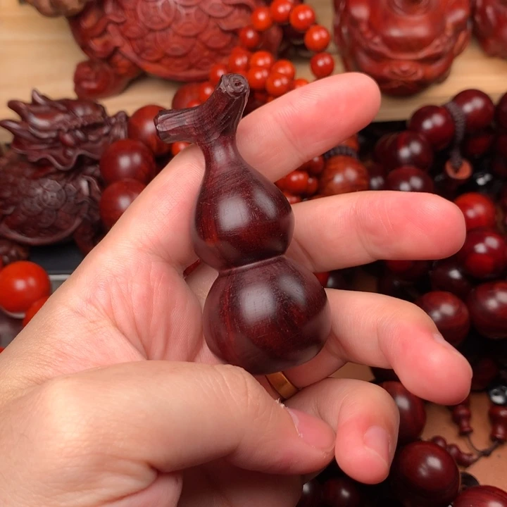 惊***浪木高品质血檀手工葫芦