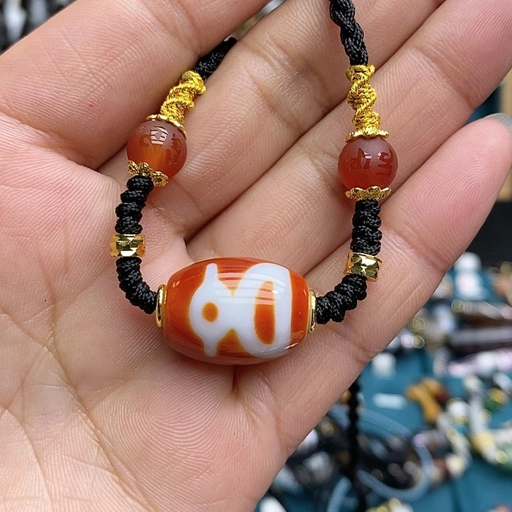 玛瑙/玉髓颈饰合金熬****女