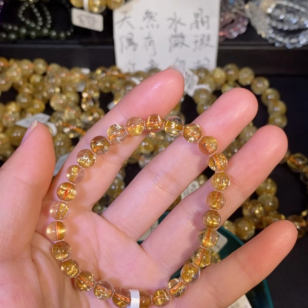 水晶手链未镶嵌手链6.6mm