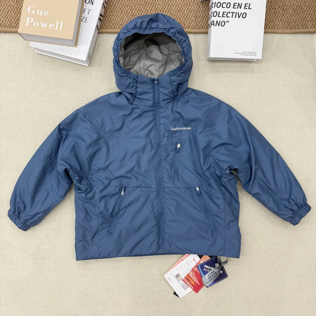 【大豆棉服外套】休闲风连帽轻薄款百搭棉服秋冬季新款保暖男女童装