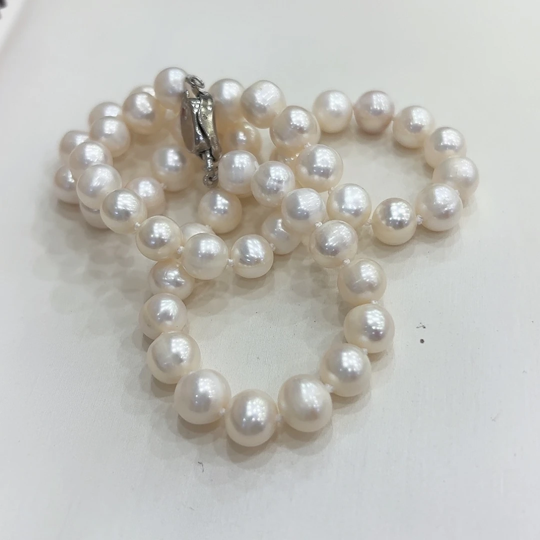 项链未镶嵌淡水珍珠7-9无核