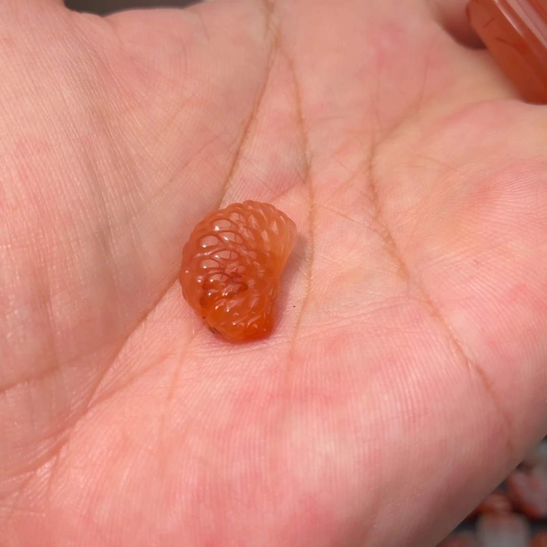 盘***仙南红玛瑙未镶嵌川料橘子瓣1