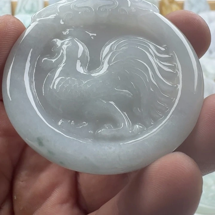 翡翠未镶嵌颈饰天然缅甸A货翡翠