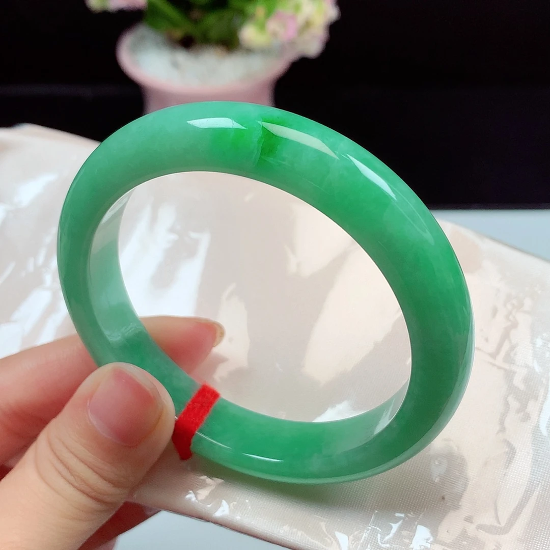 翡翠未镶嵌手镯1519