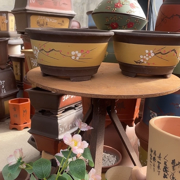 黄富贵点菜小一对花盆，仓库