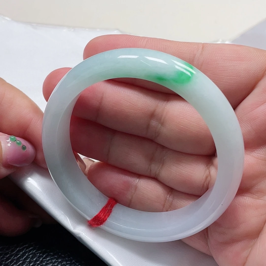 未镶嵌手镯翡翠缅甸翡翠手镯55圈