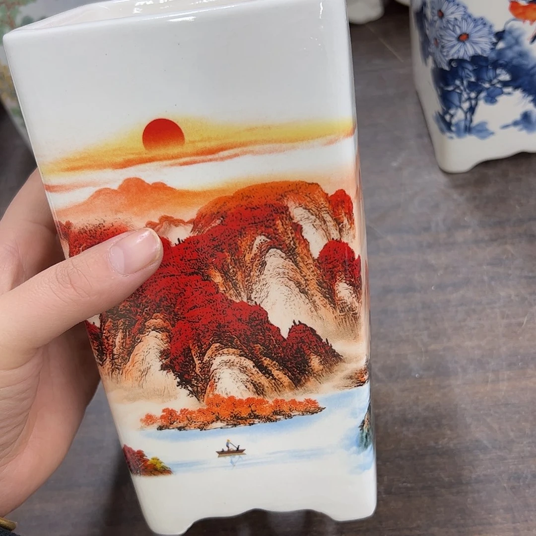 紫砂花盆294号瑕疵10/19cm