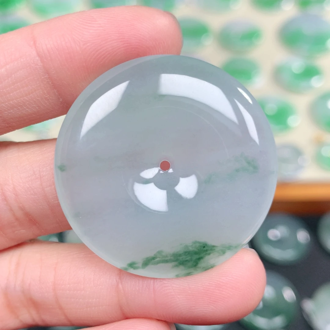 翡翠未镶嵌颈饰35.3-6.1