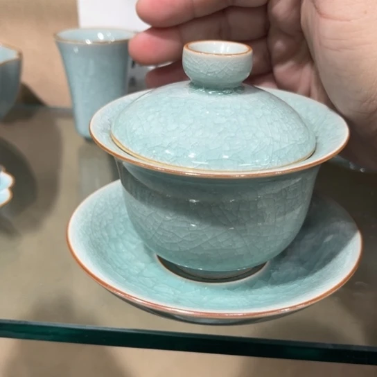 瓷片陶瓷茶具汝瓷茶具