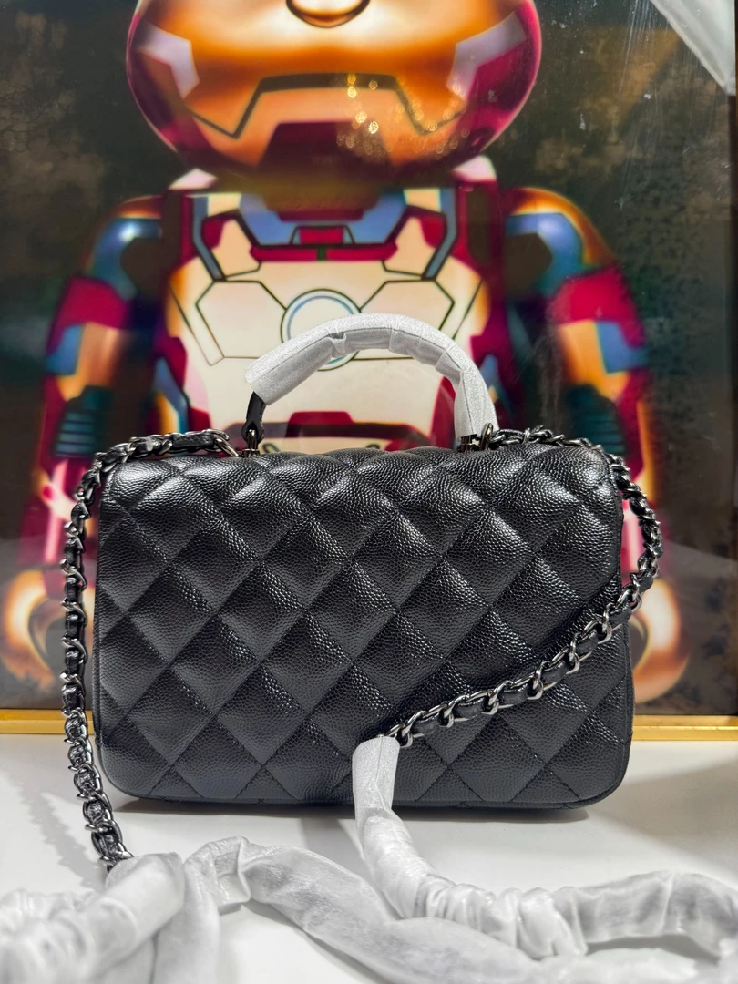 【B1】so black纯黑CF19CM奢品女包