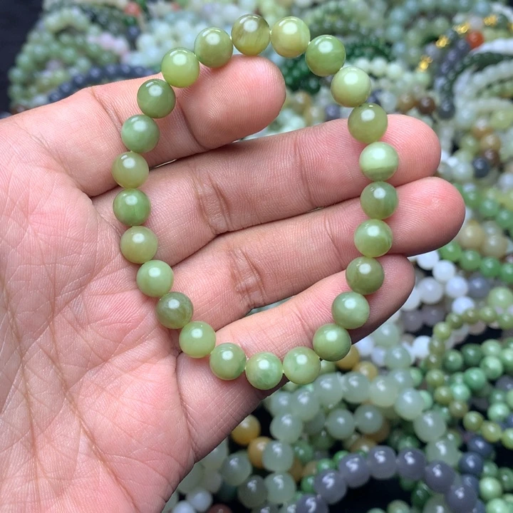 和田玉未镶嵌手串福利 黑羊洞