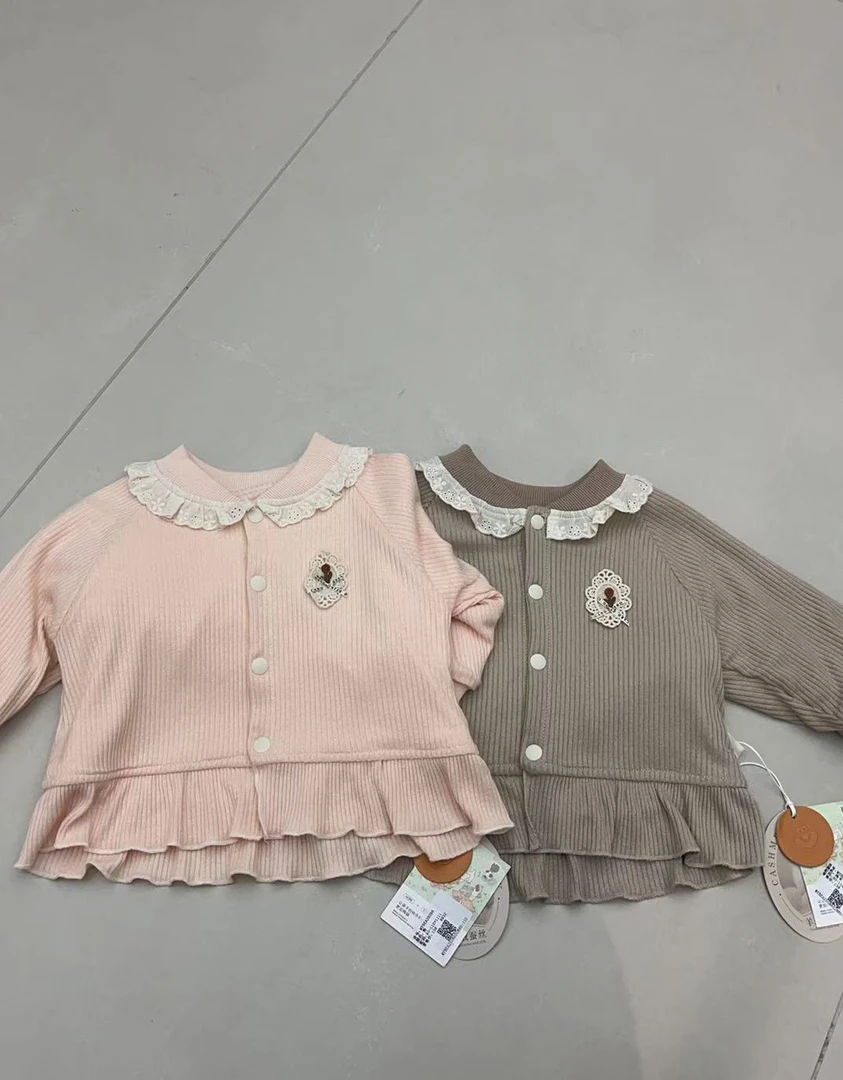 25086-木优贝恩花边小裙加绒外套