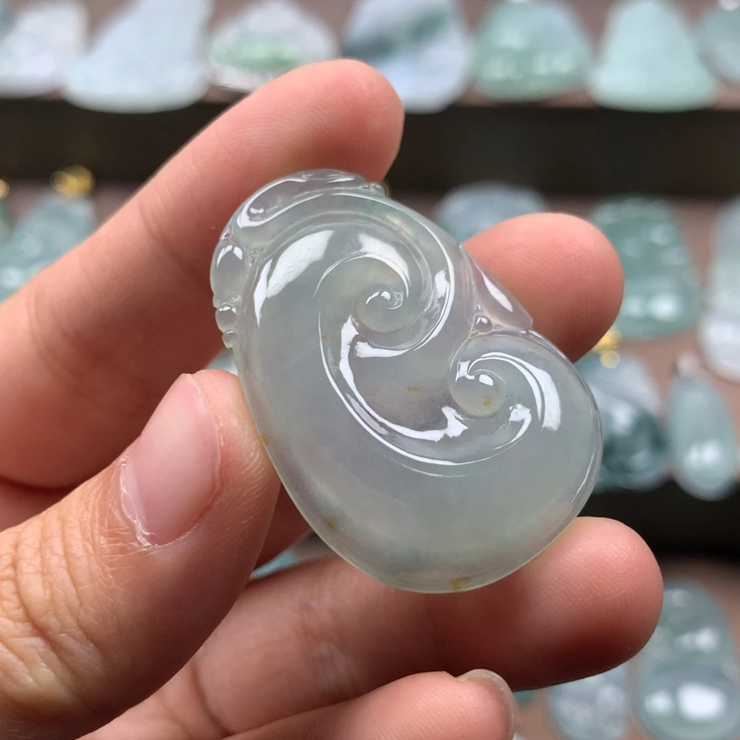 颈饰未镶嵌翡翠天然翡翠