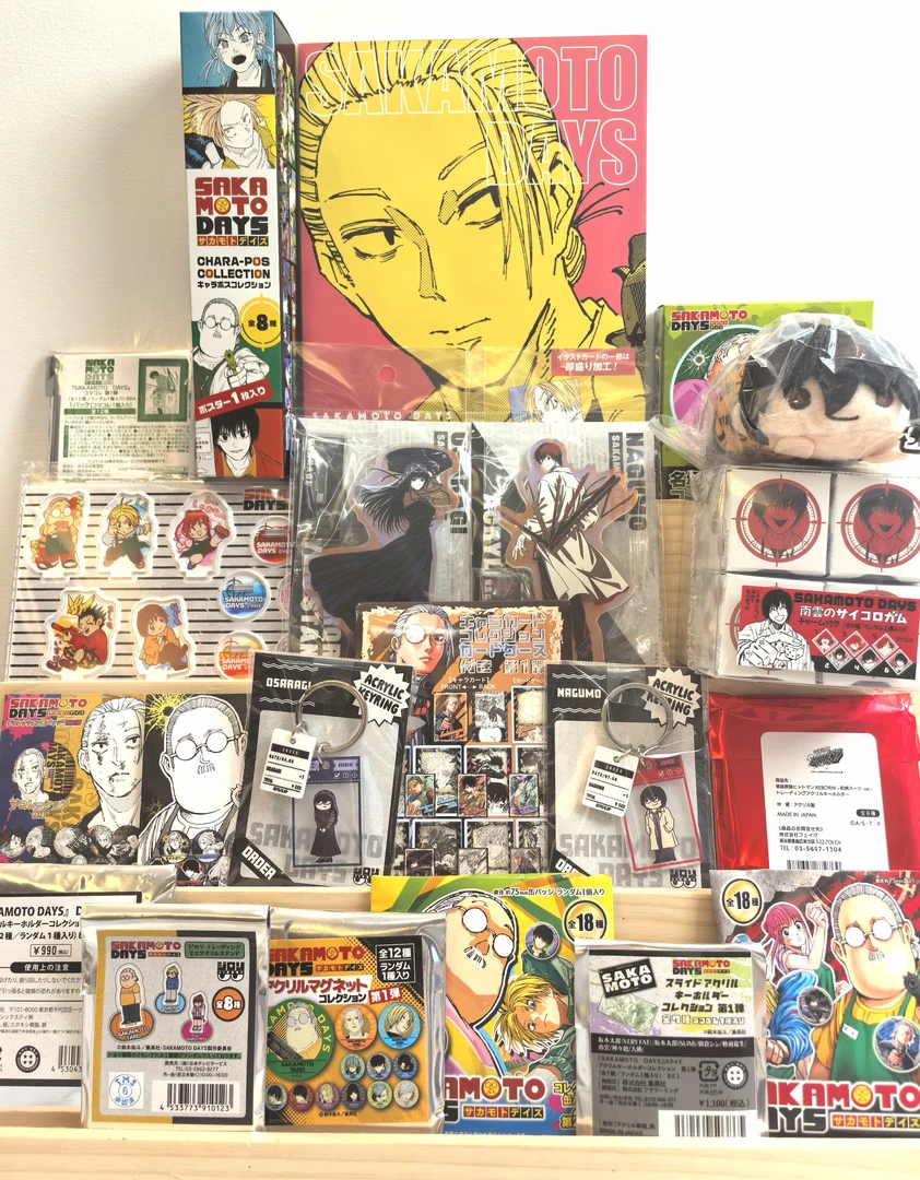 【坂本日常】js大转盘 坂本艺术卡冰箱贴挂件大佛南云趴趴