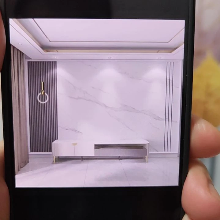 w***0客厅电视墙壁画壁布