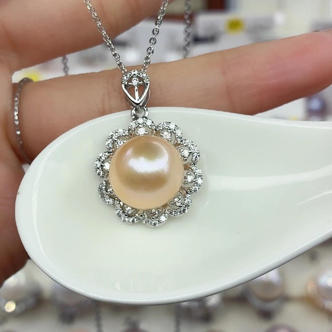 颈饰合金淡水珍珠F