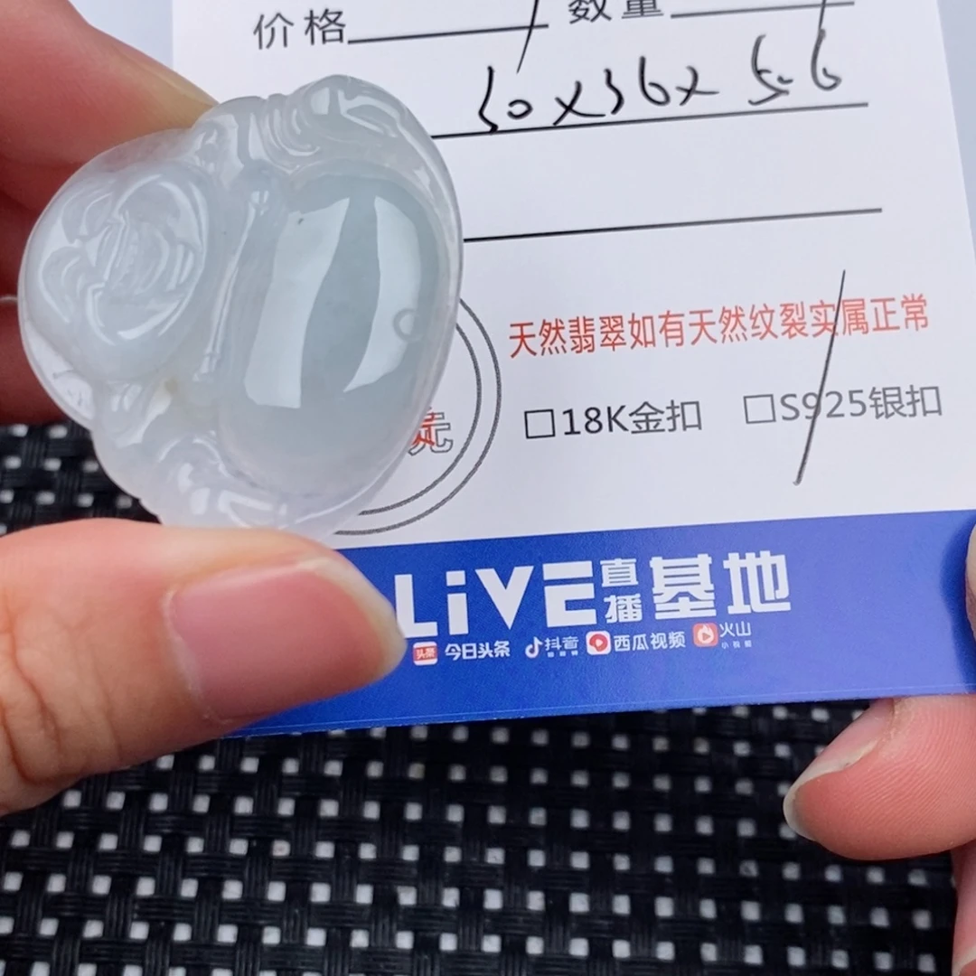 翡翠银S925镶嵌颈饰