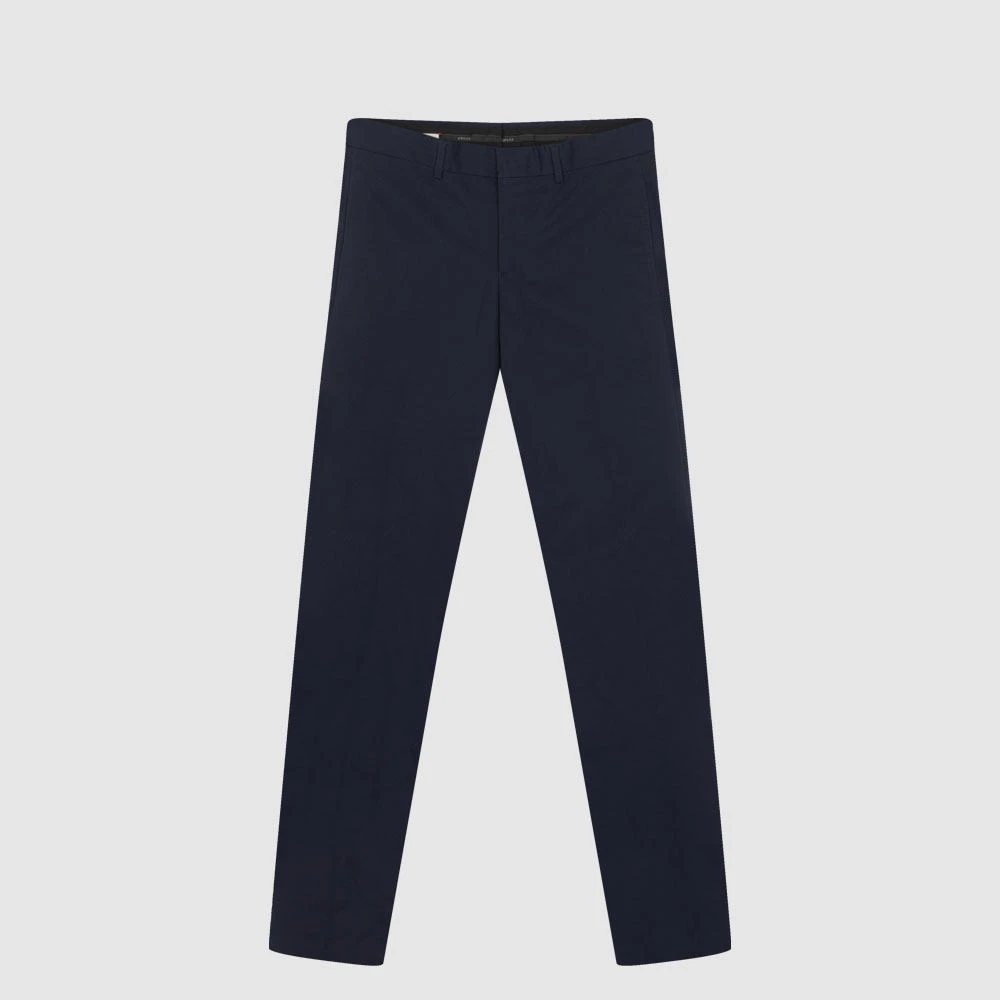 GUCCI古驰拉链款男通勤简约合体直筒长裤休闲西裤406134Z43684265