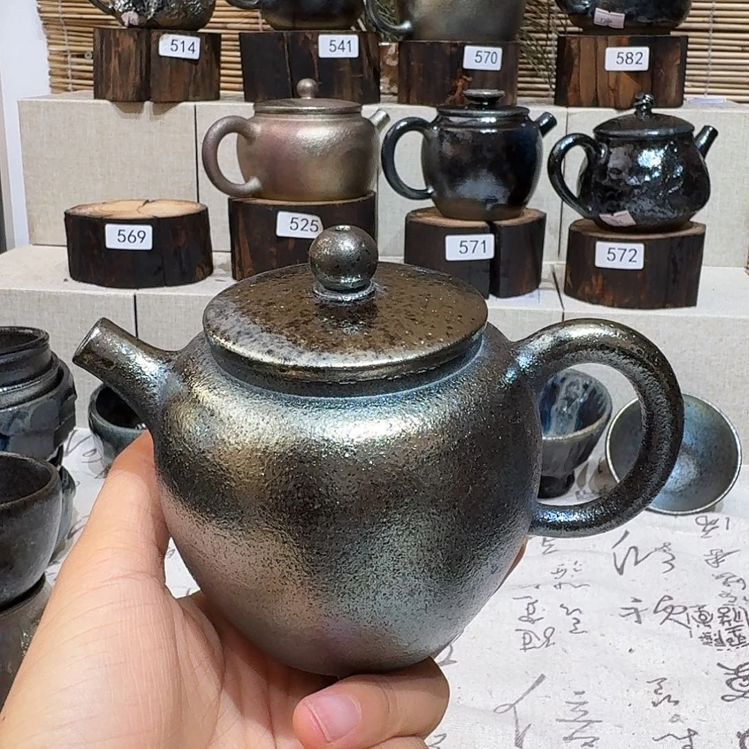 天***國杯建水紫陶紫泥柴烧壶