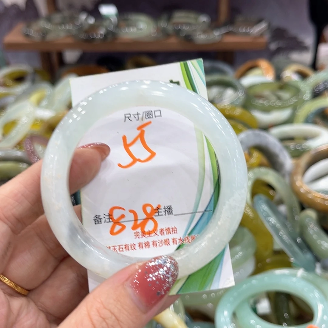 未镶嵌蛇纹石玉手镯手镯