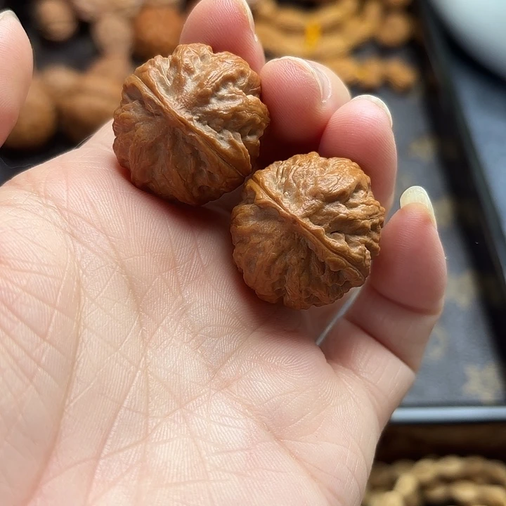 文玩核桃把件ゾ***筜矮桩八棱手捻1919