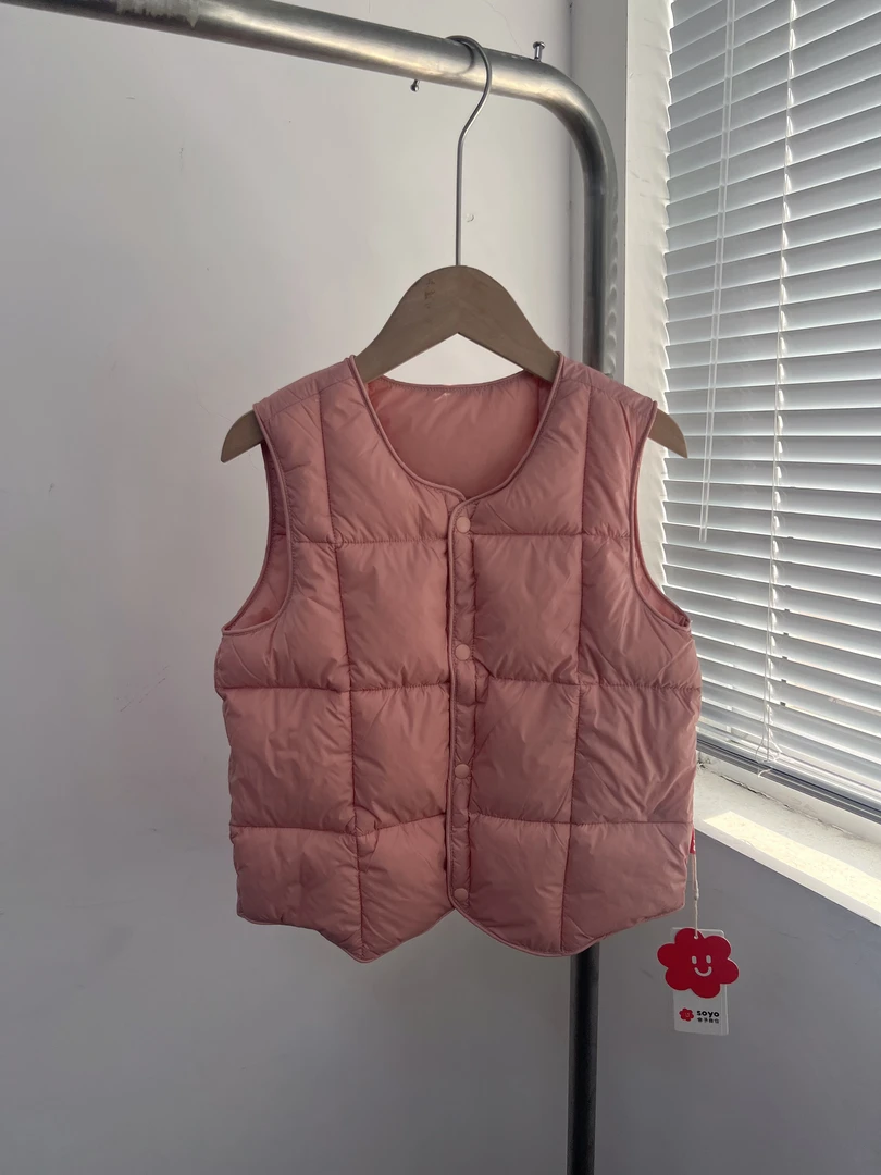 254儿童鸭绒马甲