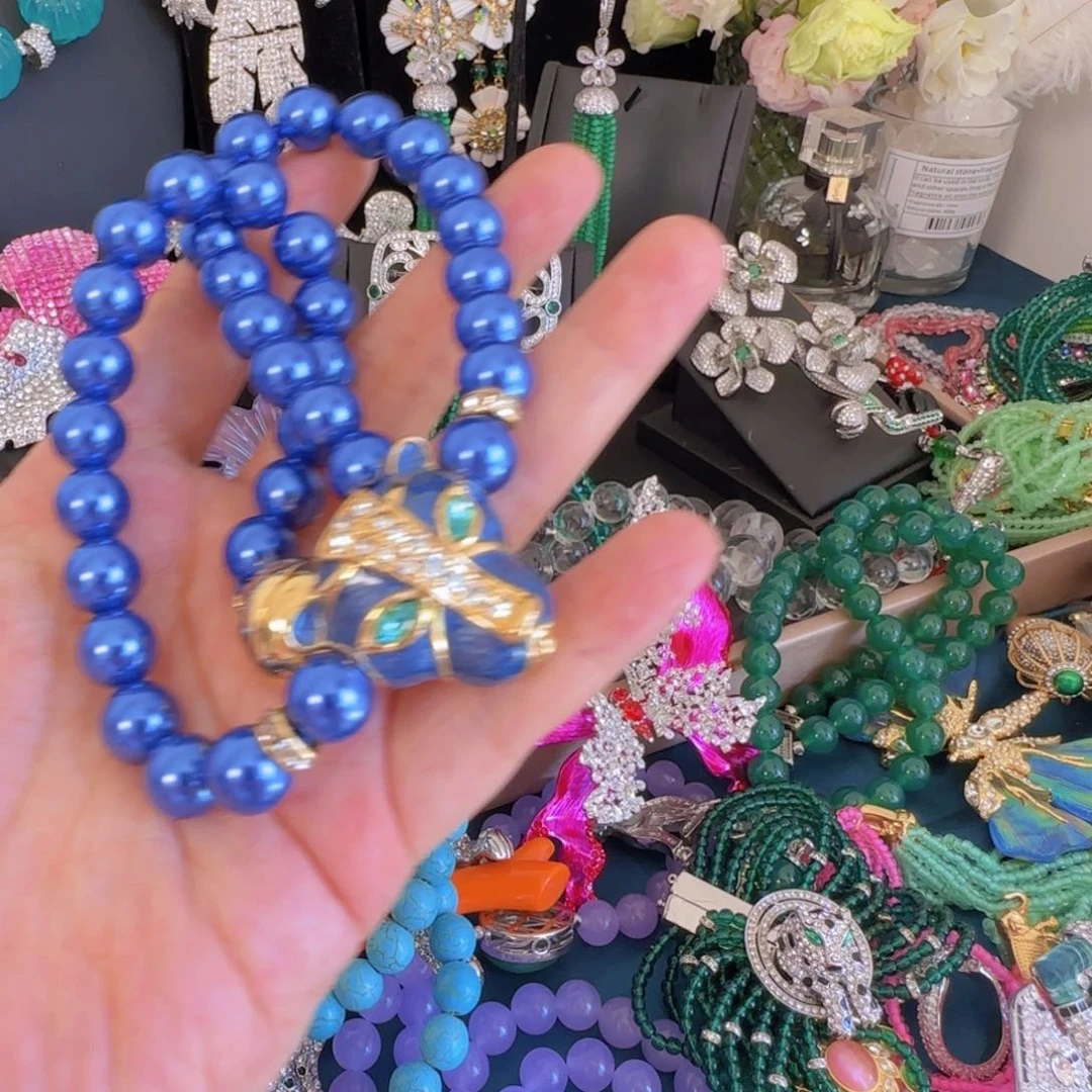 无***间铁合金琉璃合金项链