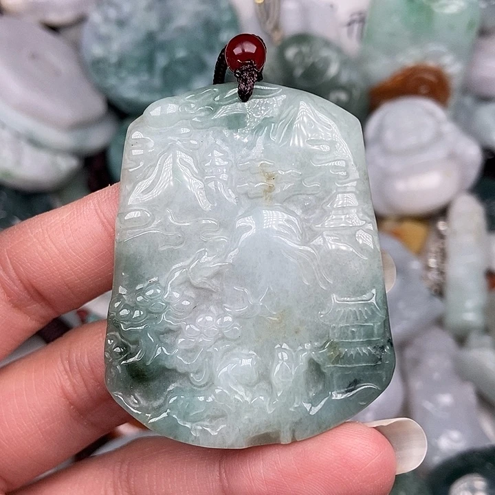 颈饰未镶嵌翡翠翡翠