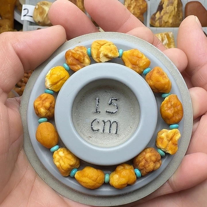 蜜蜡未镶嵌裸石天然蜜蜡手串