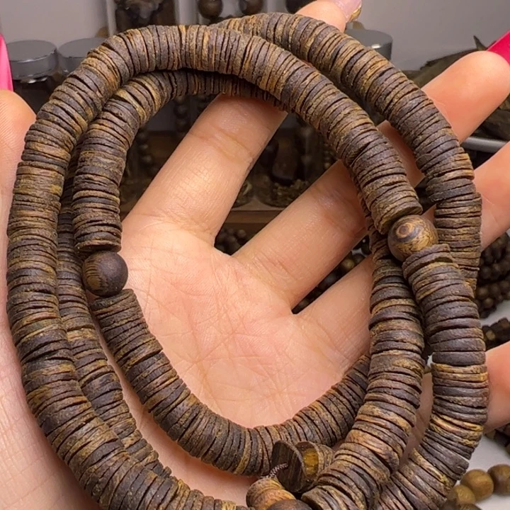 沉香沉香碎屑奇楠沉水片珠多圈40克多样性