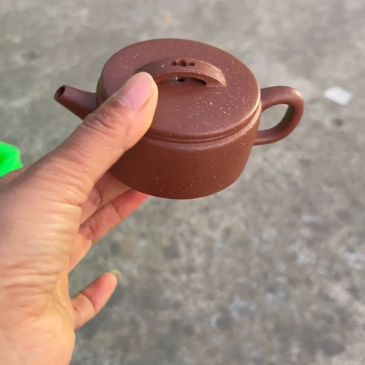 茶壶紫砂降坡泥半手80cc