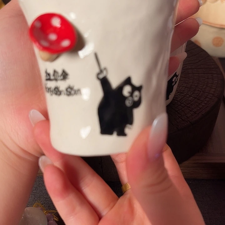 景德镇陶瓷可爱手绘杯