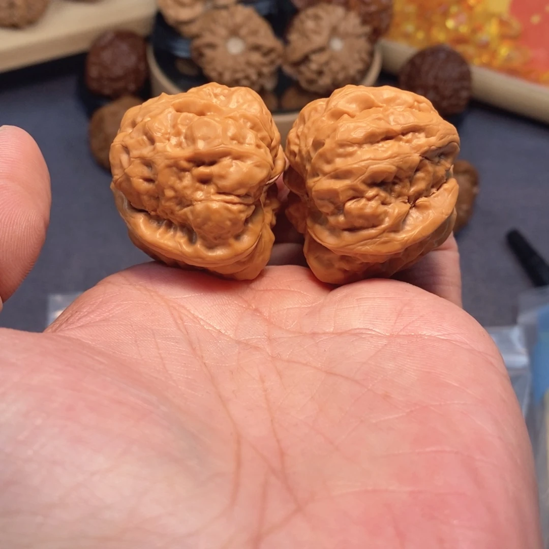 文玩核桃把件装13必备系列39尺怀柔蛤蟆头H394