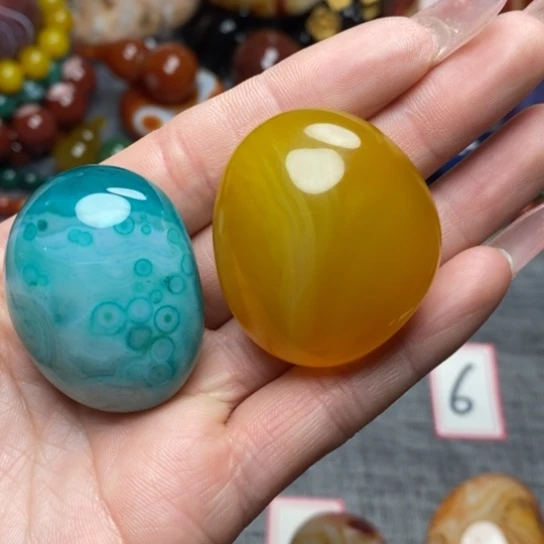 玛瑙/玉髓珠宝奇石未镶嵌青**腿