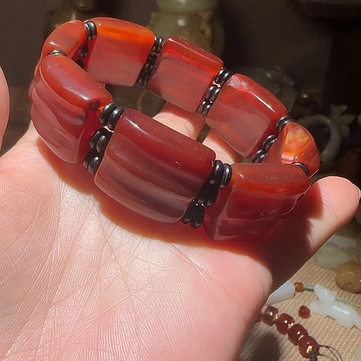 玛瑙/玉髓未镶嵌手链