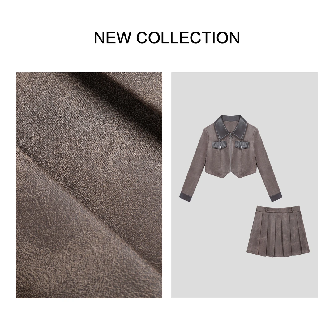 【龙哥专属】D3F39017B 女士轻奢短款套装 3034