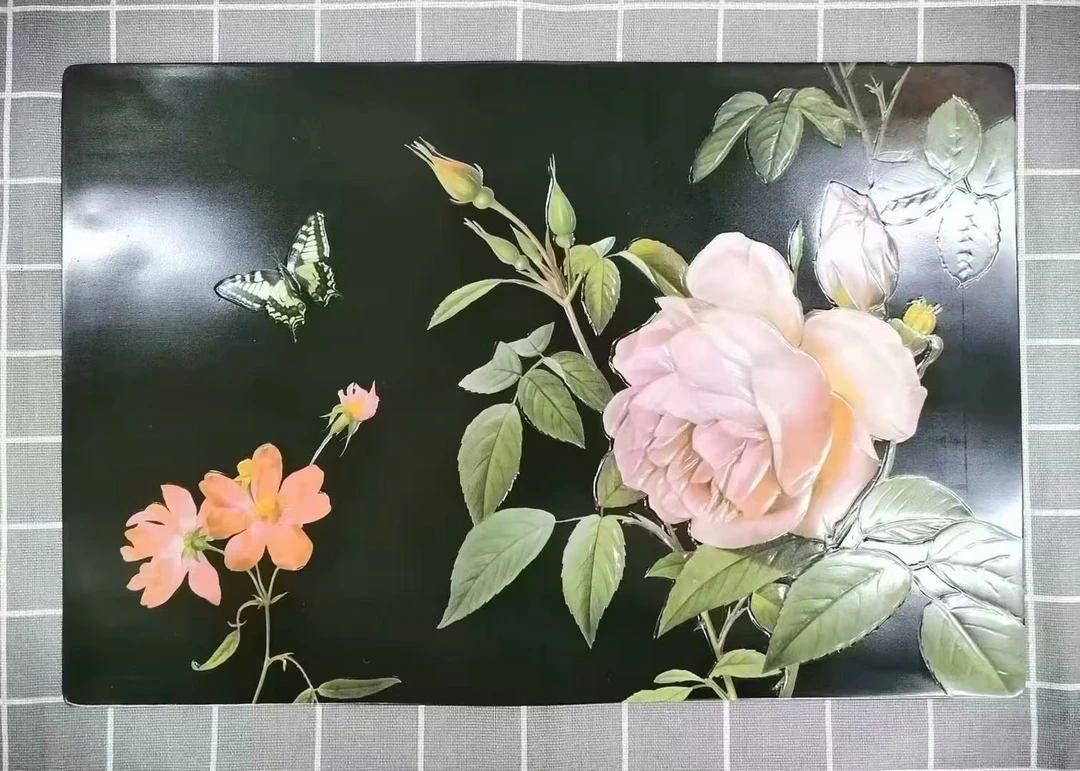 韩国进口高档TPU餐垫复古国风时尚