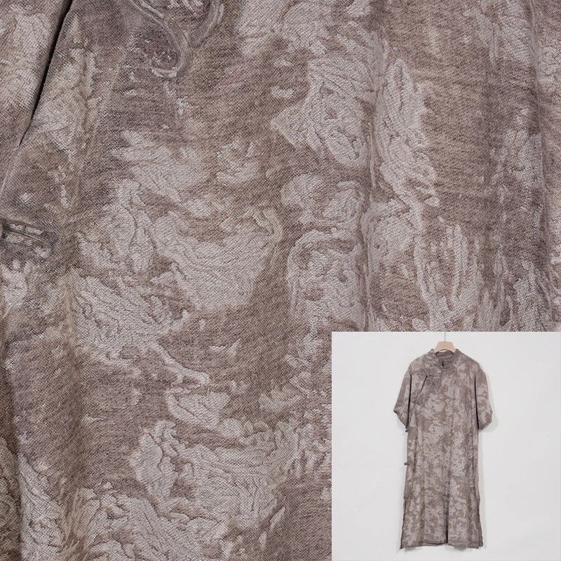 【蓉哥出品】国风提花盘扣连衣裙P33