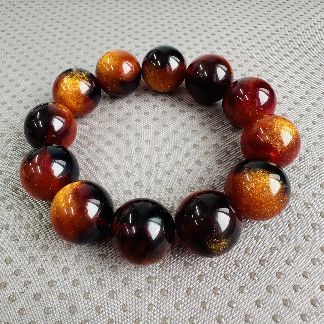 金龙血脂金沙菩提手串LZG-08131无礼盒